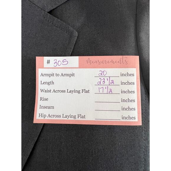 Tahari Dark Gray Cropped Blazer Button Closure Career Ruche Shoulders Size 10 - Picture 11 of 11